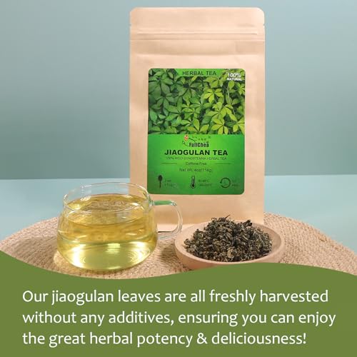 Premium Jiaogulan Loose Leaf Tea (4 Ounce)