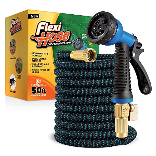 Expandable Garden Hose with 8 Function Nozzle