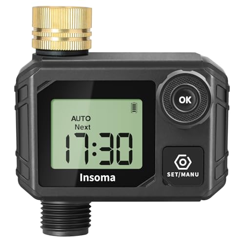 Water Timer for Garden Hose Faucet with Brass Inlet