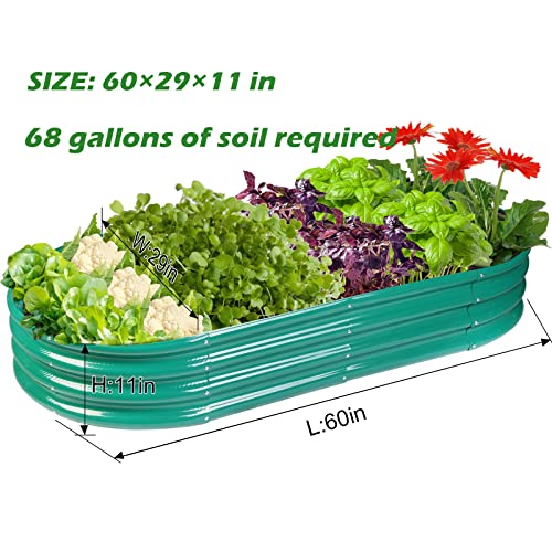 Raised Garden Bed GRS Certified Galvanized Planter Box Outdoor