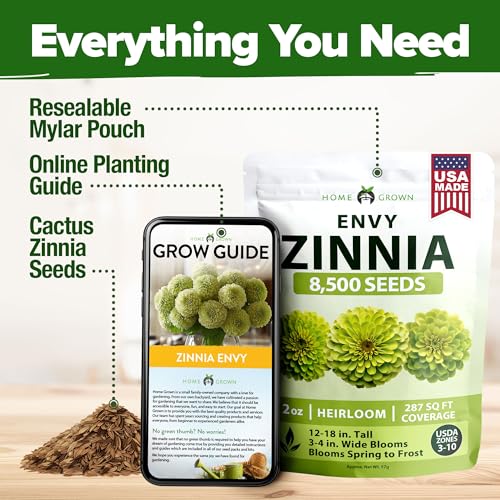 Envy Zinnia Seeds