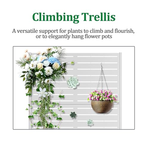 Metal Raised Garden Bed with Trellis