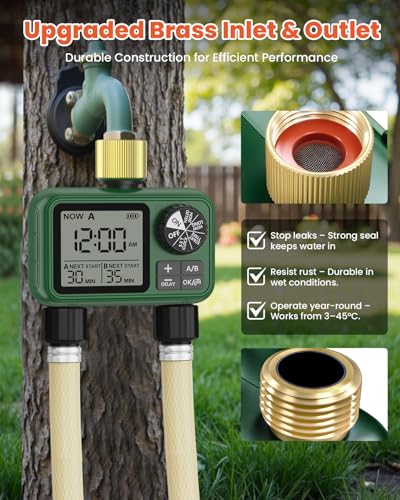 Water Timer for Outdoor Garden Hose