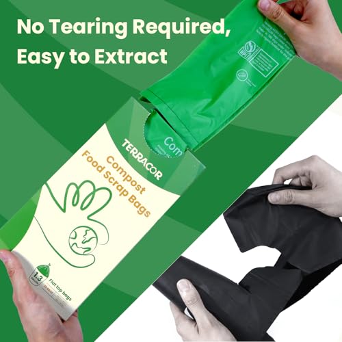 1.3 to 1.6 Gallon Compostable Trash Bags (35 Count)