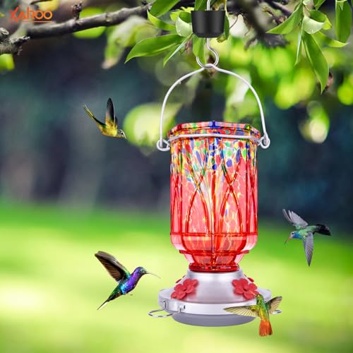 Hummingbird Feeders for Outdoors with Ant Moat