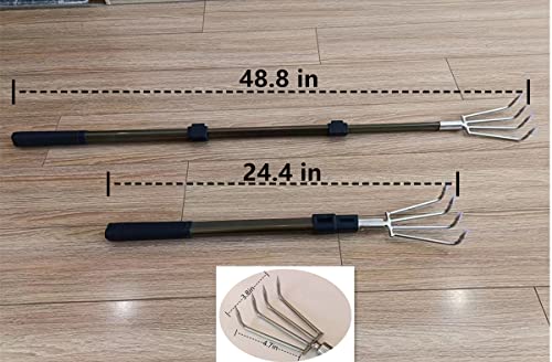 Stainless Steel Garden Claw rake Multifunctional rake