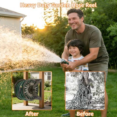 Wall Floor Mount Hose Reel