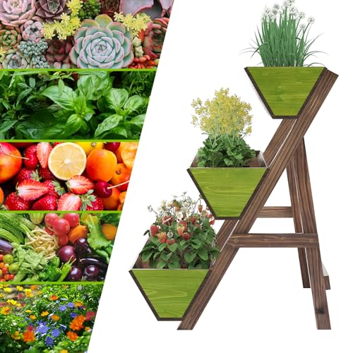 Vertical Garden Planter Tiered Planter 3 Tier Raised Garden Bed Outdoor