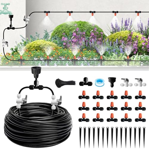 Misting Drip Irrigation System for Garden Watering