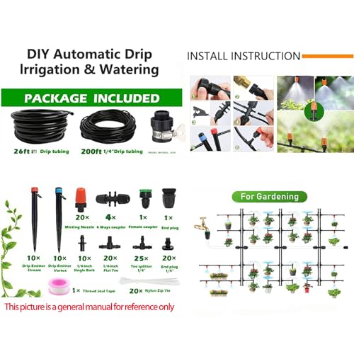 Automatic Drip Irrigation System Kit