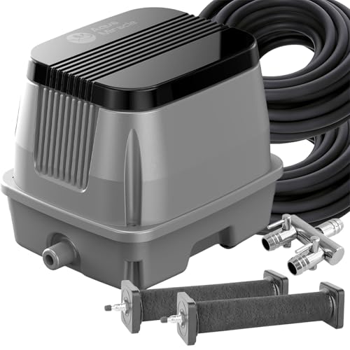 Koi Pond Aerator Pond Air Pump for Outdoor Ponds 10000