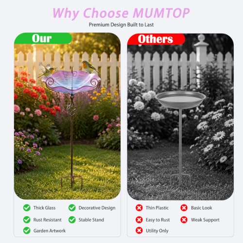 Glass BirdBaths