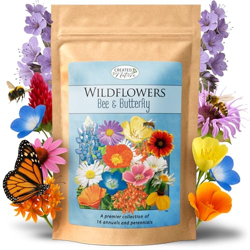 Bee & Butterfly Wildflower Seed Mix (30000 Count)
