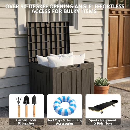 Outdoor Storage Box (Black / 35 Gallon 3.0)