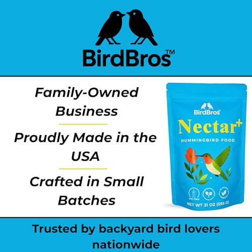 Hummingbird Nectar Powder Nectar+ Hummingbird Food for Feeders (21 Ounce)