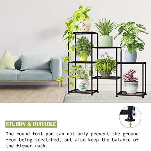 Metal Plant Stand Indoor Metal Plant Stands Outdoor Tiered Plant Shelf for Multiple Plants
