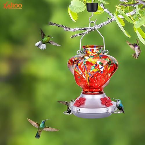 Hummingbird Feeder for Outdoors with Ant Moat