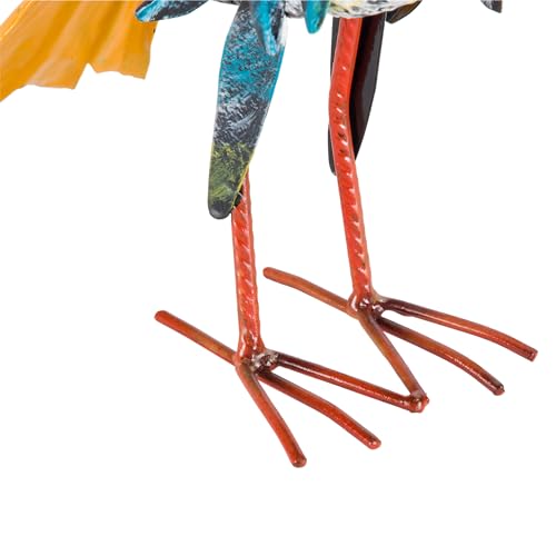 11" Tall Outdoor Metal Wide