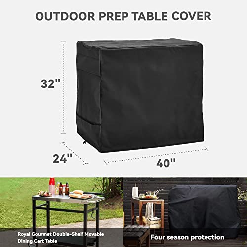 Outdoor Dining Cart Cover Compatible with 40 " Outdoor Utility Cart
