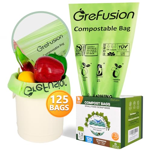 Compostable Bags 1.2 Gallon (125 Count)