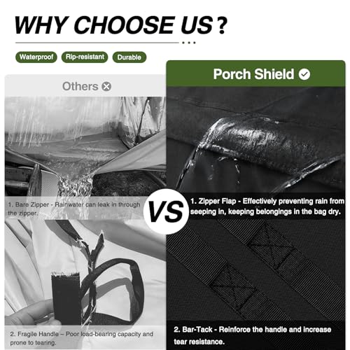 Outdoor Cushion Storage Bag 62" L x 20" W x 28" H