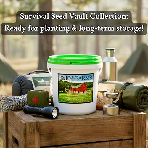 30,000+ Non-GMO Heirloom Seed Kit-30 Fruit & Vegetable Variety (30 Count)