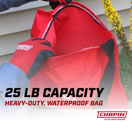 84700A 25 Pound Professional Handheld Bag Seed spreader with Waterproof Bag