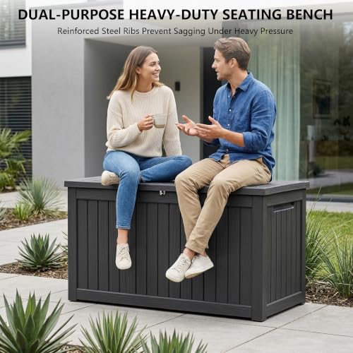 Outdoor Storage Box (Black / 270 Gallon 3.0)