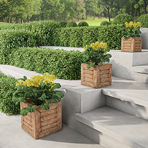 Fiber Clay Planters (3 Count)