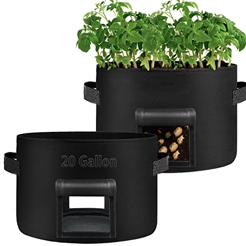 20Gallon Potato Grow Bags with 2 Flaps (2 Count)