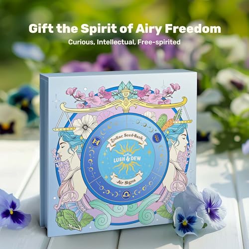 Lush&Dew Zodiac Garden Seed Bank Air Signs (12 Count)