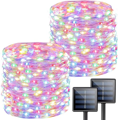 Solar Fairy Lights (Multicolor / 2 Pack-400LED)