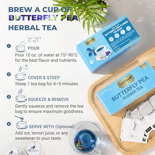 Butterfly Pea Flower Tea (40 Count)