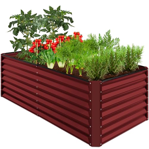6x3x2ft Outdoor Metal Raised Garden Bed
