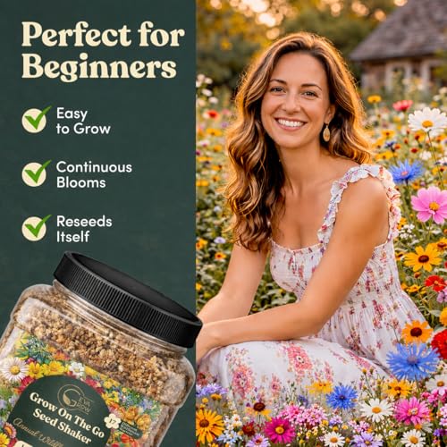 Wildflower Seed Shaker (16 Ounce)