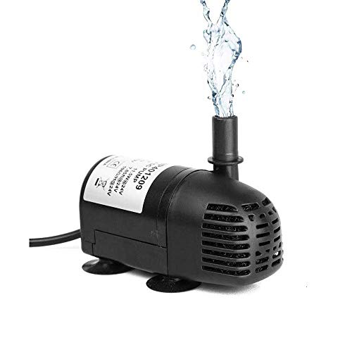 12V 24V DC Brushless Submersible Water Pump 196 GPH for Solar Fountain Hydroponics and Aquaponics