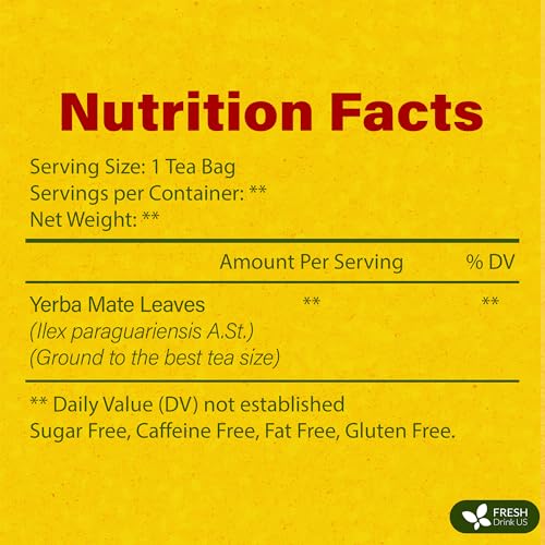 Yerba Mate Tea Bags (120 Tea Bags)