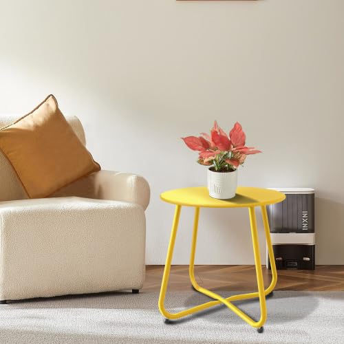 Patio Side Table (Yellow)