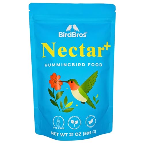 Hummingbird Nectar Powder Nectar+ Hummingbird Food for Feeders (21 Ounce)