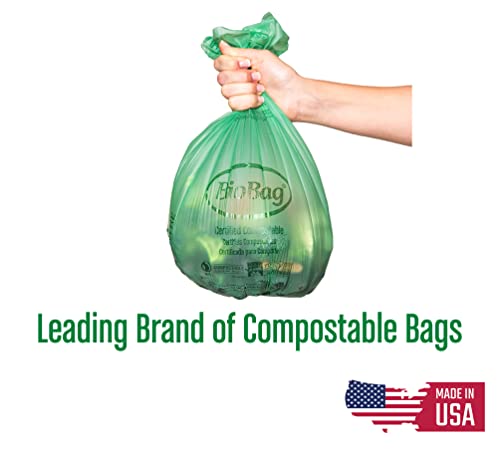 2.6 Gallon Compostable Food Scrap Bags by BioBag (100 Count)