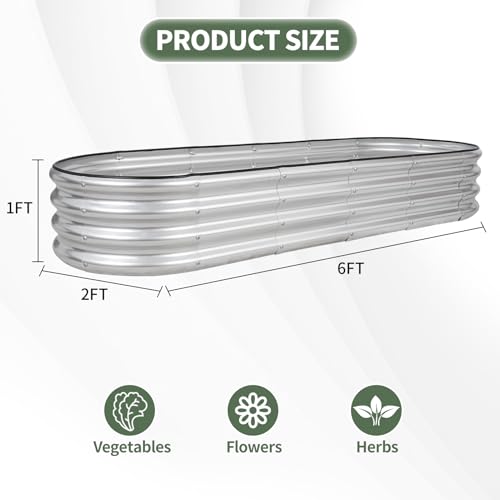 Galvanized Raised Garden Bed Outdoor