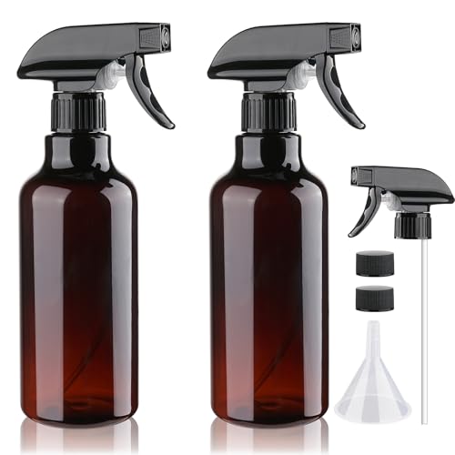 Plastic Spray Bottles 16.9oz (Amber)