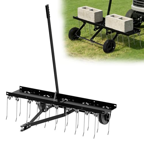 40" Tow Behind Dethatcher (Black-40IN)