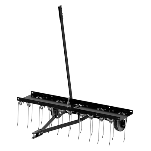 40" Tow Behind Dethatcher (Black-40IN)
