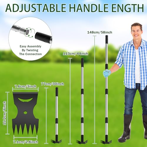 Weed Puller Tool with Long Handle 2 (16 Ounce)