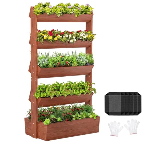Wood Vertical Raised Garden Bed