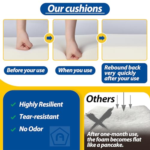 Outdoor Deep Seat Cushions (4 Count)
