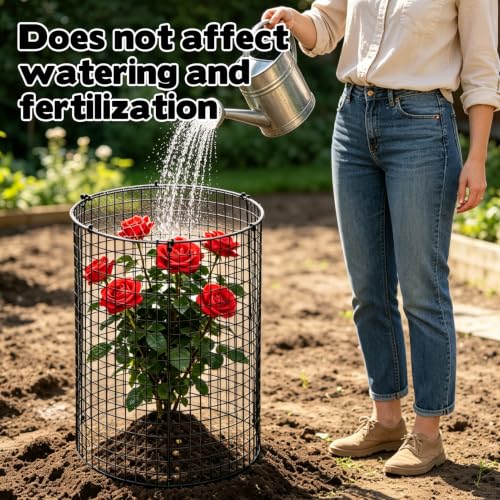 45 Pcs Large Wire Plant Protector from Animals (15 Pack 24'' x 12'')