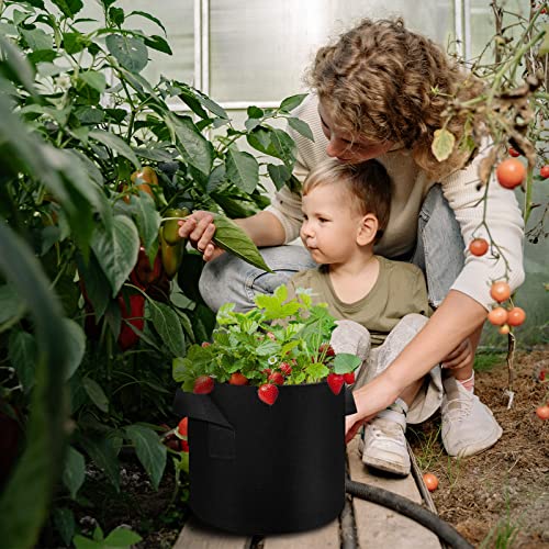 200 Pack 7 Gallon Fabric Grow Bags (200 Count)