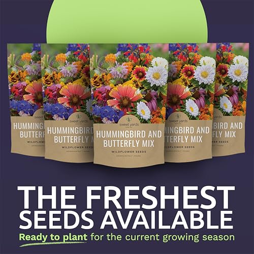 Bulk Wildflower Seeds Butterfly and Humming Bird Mix (80 Ounce)